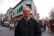 Luís Magnani no bairro La Boca, Buenos Aires<br />Foto Maria Angela Machado 
