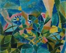 Paul Klee
Flower Bed (Blumenbeet), 1913. Oil on cardboard, 28.2 x 33.7 cm
Solomon R. Guggenheim Museum, New York, Estate of Karl Nierendorf, By purchase