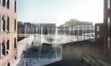 Rendering of Pole Dance at MoMA PS1, courtesy of Solid Objectives – Idenburg Liu 