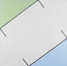 Acrylic on Canvas- 1986-1987. Martin Barré<br />Galeria Nathali Obadia 