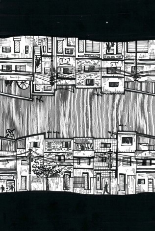 Casas da favela