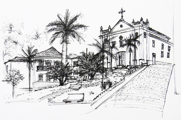 Praça Monsenhor Cid França Santos, Bananal SP