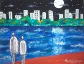 Céu e lago