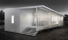 Finalist Architecture Design: Design Corps: Housing for North Carolina blueberry pickers, Sampson County, NC, 2008<br />Rendering James Sweeney 