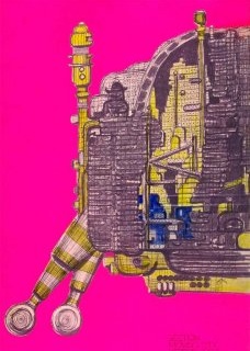 Walking City 'Section (Partial)'<br />Ron Herron/Archigram 