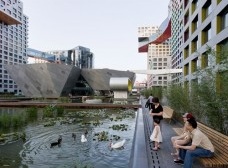 The Linked Hybrid in Beijing, China image courtesy of Iwan Baan<br />Steven Holl 
