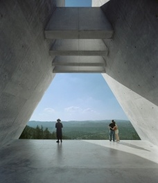 View overlooking Jerusalem,Yad Vashem, Holocaust Museum, 2005<br />Photo Timothy Hursley  [National Gallery of Canada]