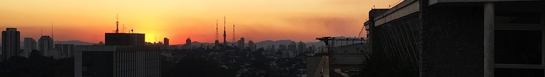 Crepúsculo em São Paulo. Foto Abilio Guerra