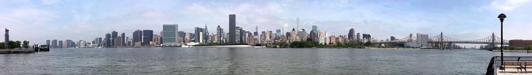 Nova York vista de um parque no Queens. Foto Victor Hugo Mori
