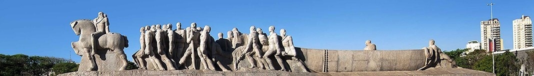 Monumento às bandeiras, Parque do Ibirapuera, São Paulo. Foto Victor Hugo Mori