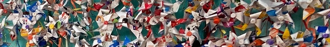 Decoração do Dia da Criança, Praça Roosevelt, São Paulo. Foto Abilio Guerra, outubro 2021