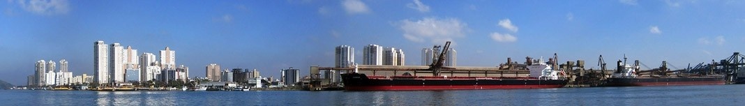 Porto de Santos. Foto Victor Hugo Mori