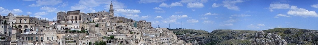 Cidade de Matera, Basilicata, Itália. Fotomontagem Victor Hugo Mori, 2016