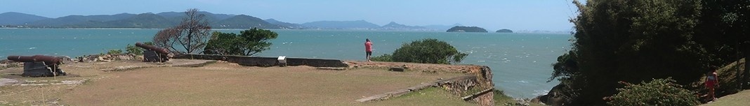 Fortaleza de Santa Cruz na Ilha de Anhatomirim. Foto Victor Hugo Mori
