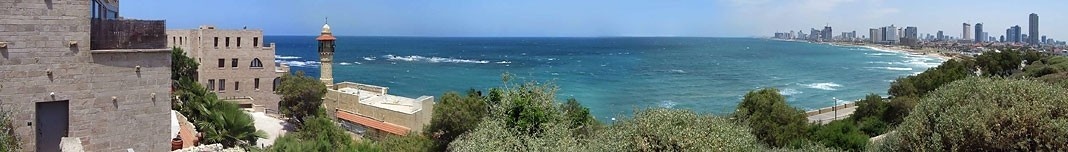 Vista panorâmica de Jaffa, Israel. Foto Victor Hugo Mori