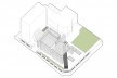 Pavilhão Nuvem ArcelorMittal na Casacor MG 2018, isométrica implantação, Belo Horizonte MG Brasil, 2018. Arquitetos Rafael Gil, Carolina Miguez, Filipe Silva Gonçalves e Marcos Vinicius Lourenço / Arquitetos Associados<br />Imagem divulgação  [Arquitetos Associados]