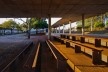 Centro Cultural de Araras, marquise e bancos .AUM arquitetos, 3º. prêmio categoria profissional/ obras concluídas Araras,SP,2003-2009