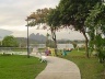 Foto da integração do edifício com os jardins externos [acervo pessoal]