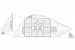 Concurso Anexo da Biblioteca Nacional, planta pavimento 2, Rio de Janeiro, 1º lugar, arquiteto Hector Ernesto Vigliecca Gani<br />Imagem divulgação 