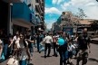 Centro da cidade no sábado à tarde, San José, Costa Rica<br />Foto Junia Mortimer 