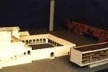 Maquete do projeto para o anexo da Prefeitura de São Paulo [Reprodução de imagens do livro "Lina Bo Bardi" autorizada pelo Instituto Lina Bo e P. M. B]