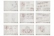 Exposição Território de Contato, Marcos Acayaba, painel com desenho executivo de residências (parte 1)<br />Painel de Estudio Campo 