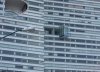 Arquitetura de contraste, Detalhe, Centro financeiro Santa Fé. México D.F [Arq. Oscar Galicia]