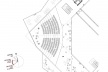 Alojamento em Campos do Jordão, disposição do auditório – bipartido, Campos do Jordão. MMBB Arquitetos, 2009<br />Desenho escritório 