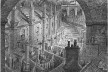 Vista de Londres com ferrovia, 1872, gravura de Gustave Doré<br />Imagem divulgação 