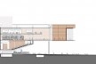 Concurso Anexo da Biblioteca Nacional, corte, Rio de Janeiro, 1º lugar, arquiteto Hector Ernesto Vigliecca Gani<br />Imagem divulgação 
