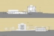 Ampliação do Museu Paulista da USP (Museu do Ipiranga), cortes AA e BB. Arquitetos Eduardo Colonelli e Silvio Oksman, 2008<br />Imagem escritório 