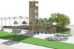 Portal da cidade – perspectiva<br />Imagem do autor do projeto 