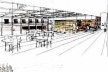 O projeto privilegia as visuais para o Campus em todos os níveis, gerando espaços de contemplação àqueles de uso<br />Imagem dos autores do projeto 