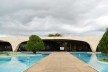 Escola Superior de Administração Fazendária – ESAF, acesso principal, Brasília DF<br />Foto Daniel Corsi 