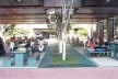 Detalhe da grelha metálica sobre caixa de drenagem pluvial<br />Imagem dos autores do projeto 