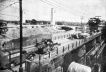  A Ponte Grande pouco antes de sua demolição. Ao fundo: a Ponte das Bandeiras<br />Foto B. J. Duarte  [MAIA, Francisco Prestes. Os melhoramentos de São Paulo]