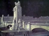 Ponte Grande. Aquarela de Prestes Maia [TOLEDO, Benedito L. de. Prestes Maia e as origens do urbanismo moderno em São Paulo]