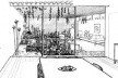 Residência Antônio Cândido A Sodré, perspectiva interna, São Paulo, 1954 [Acervo do Arquiteto]