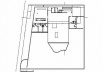 Planta da Residência James King, arquiteto Paulo Mendes da Rocha, 1980. Na planta percebe-se a organização em áreas distintas, tendo a grande sala como elemento de ligação<br />Desenho Ruth Verde Zein 