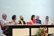 III SAMA, mesa de abertura, Akel Fares Filho (presidente CAU/PA), Ana Cláudia Cardoso (coordenadora PPGAU UFPA), Marcos Cereto (UFAM), Celma Chaves (UFPA e coordenadora Geral do III SAMA), Jorge Eiró (vice diretor FAU/UFPA) e José Júlio Lima (vice-coorden<br />Foto Rebeca Ferreira  [LAHCA-FAU/UFPA]