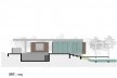 Kiosk EL165, section AA, Gravataí RS Brasil, 2016. Architects Diego Brasil and Anderson Calvi / Br3 Arquitetos<br />Imagem divulgação / disclosure image  [Br3 Arquitetos]