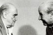 Arquitetos Oscar Niemeyer e Sérgio Bernardes<br />Foto divulgação  [documentário <i>Bernardes</i>]