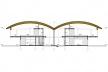 Casa Folha, corte transversal, Angra dos Reis RJ. Mareines + Patalano Arquitetura, 2008<br />Desenho Mareines + Patalano Arquitetura 