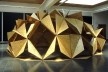 O pavilhão Tetrascript, desenvolvido por Gonçalo Castro Henriques <br />Foto Gabriela Celani 