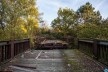 Al Andaluz, ponte de entrada obstruída para não impedir entrada, Berlim, anos 1990<br />Foto Felipe Feca 