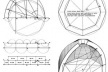 Esquema geometrico da Cupula da Catedral de Santa Maria del Fiore, Firenzi. Filippo Brunelleschi, 1438