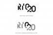 Concurso nacional para a marca do UIA Rio, terceiro lugar. Síntese da marca. Victor Buck / Dito Criativo Design