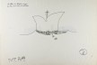Templo, croqui de Oscar Niemeyer<br />Imagem divulgação  [Fundação Oscar Niemeyer]