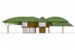 Casa Folha, elevação, Angra dos Reis RJ. Mareines + Patalano Arquitetura, 2008<br />Desenho Mareines + Patalano Arquitetura 