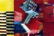 Em que sentido, em que sentido? Marilice Corona, 2000. Acrílico sobre tela – 120 x 300 cm (tríptico)